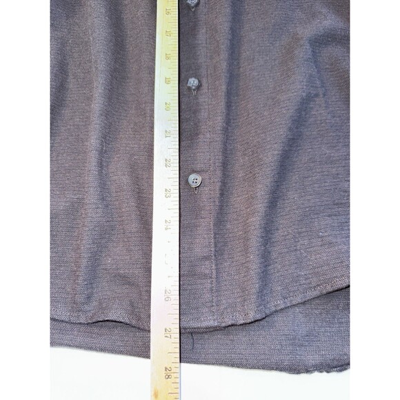 32 Degrees Heat Long Sleeve Button Up Shirt, Black, Size Large, RN165550 - Picture 7 of 8